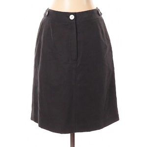 $110 Barry Bricken Sueded Silk "Lange" Skirt